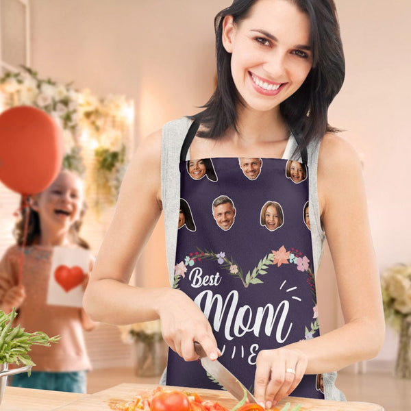 Mother's Day Apron Personalized Apron with Face Best Mom Ever
