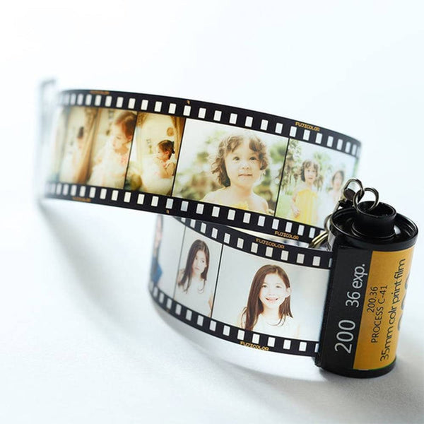 GiftLAB Custom Camera Roll Keychain Personalized Film Keychain